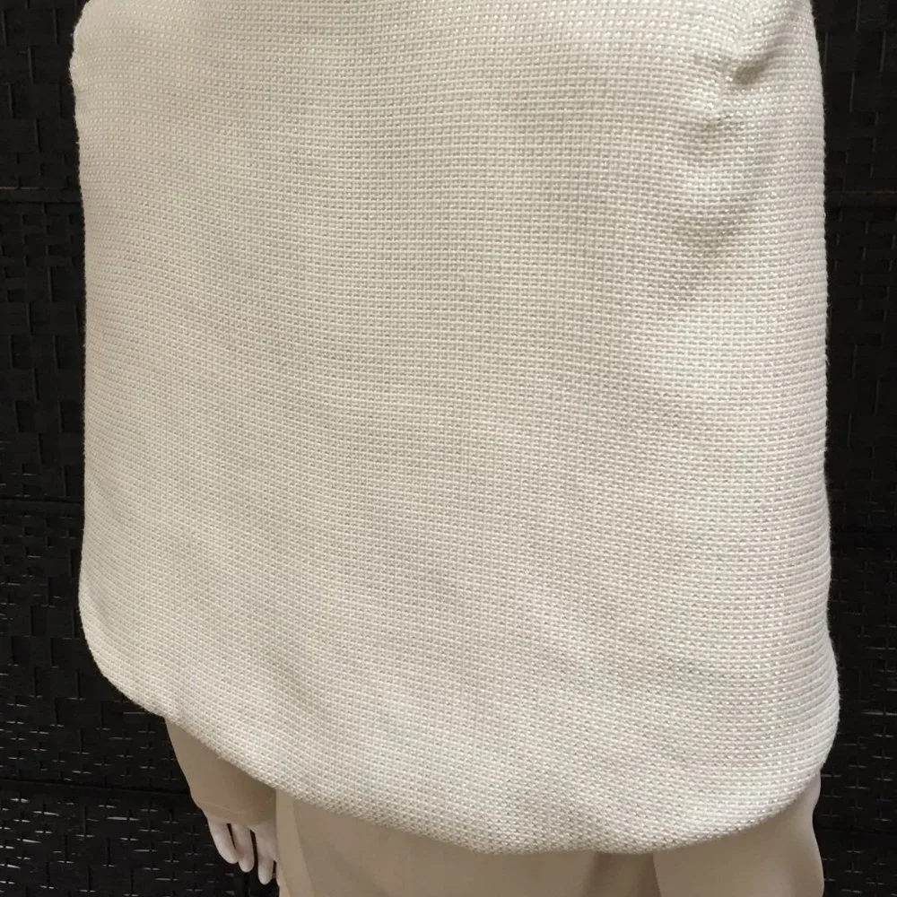 Asilio Almost Famous glamour cape dress Ivory 4 - Picture 5 of 7